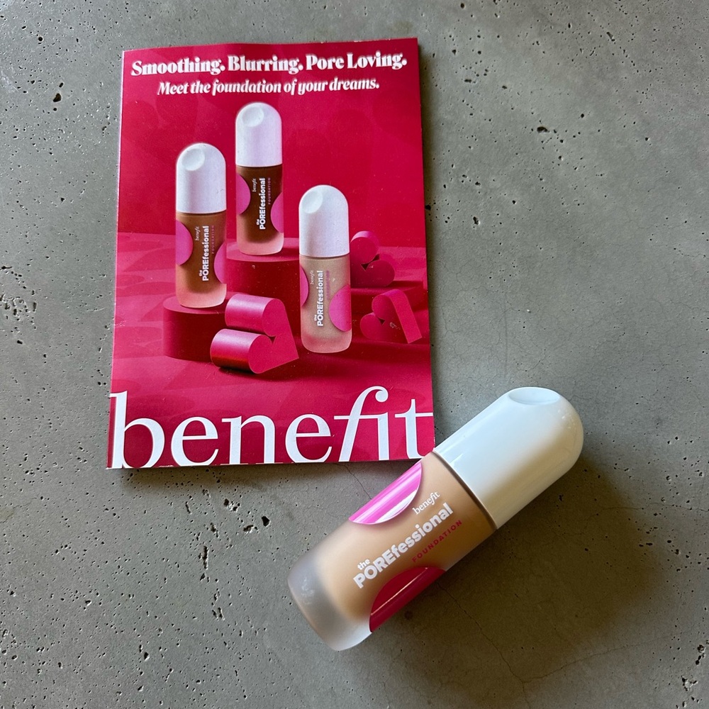NEW Benefit POREfessional Foundation - Cream 15N Incredible